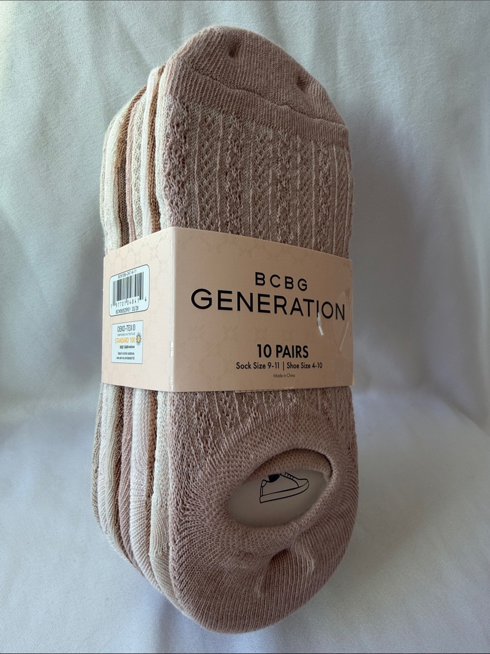 BCBGeneration Men's No-Show Socks - Taupe (10-Pack)
